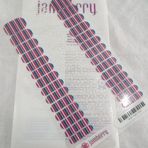 Jamberry Party Time Jr 7A45 Nail Wrap Full Sheet